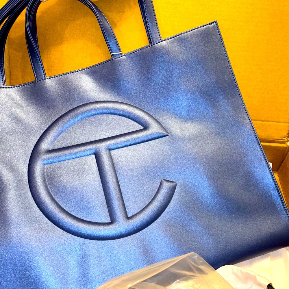 TELFAR Large Shopping Bag x Cobalt 🥶🧞‍♂️🦋🫐